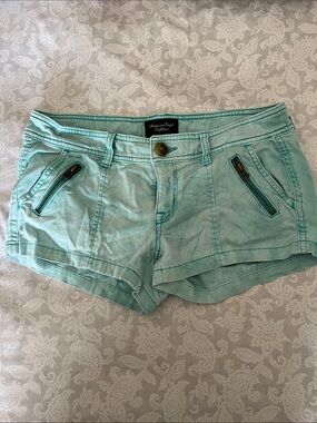 American Eagle Outfitters Mint Teal Women's Denim Shorts